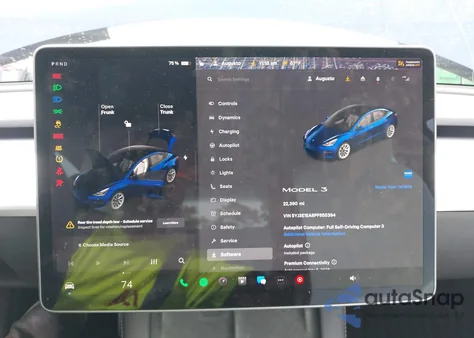 2023 Tesla Model 3 Rear-Wheel Drive from USA, damaged, VIN 5YJ3E1EA8PF655394